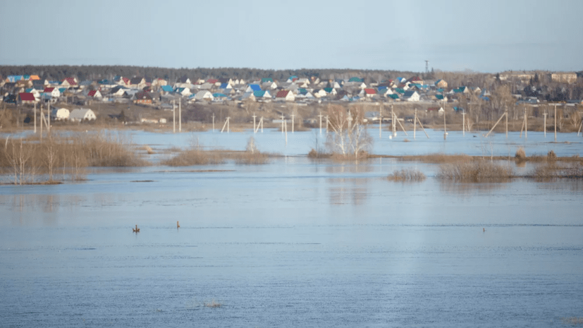 Уровень воды в реке Тобол у Кургана достиг 998 см