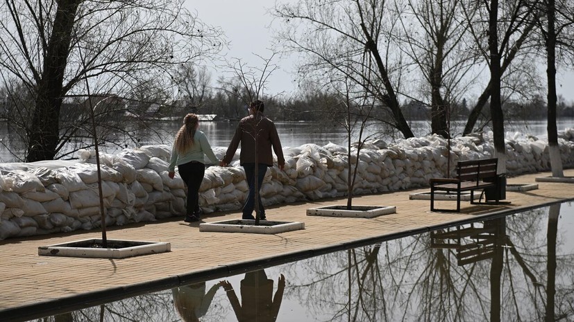 Уровень воды в Тоболе в районе тюменского села Коркино за сутки вырос на 89 см