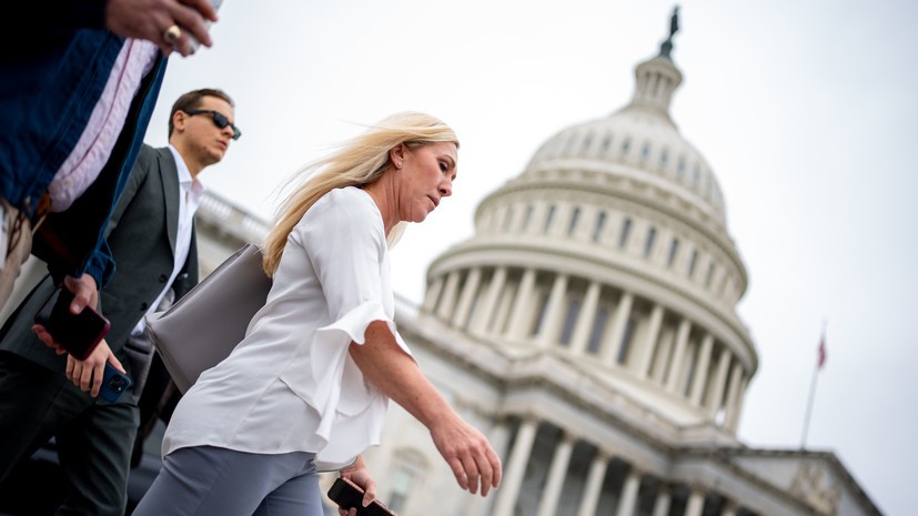 Конгрессвумен Грин подвергла критике утверждение закона о выделении помощи Киеву