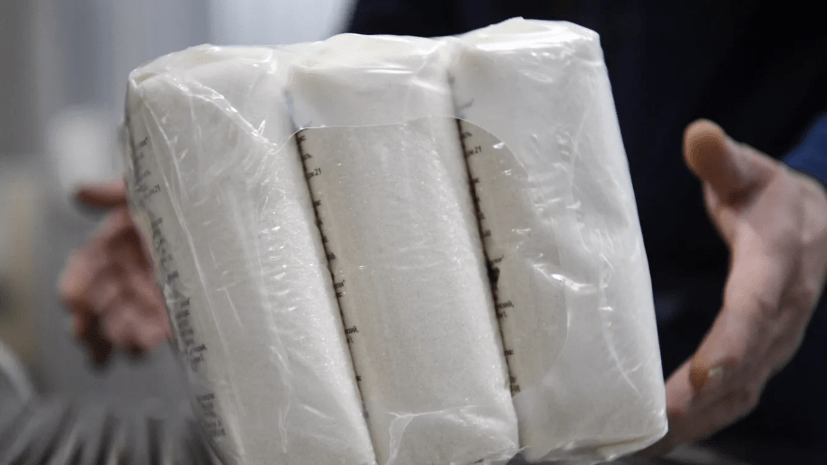 В России введён временный запрет на экспорт сахара