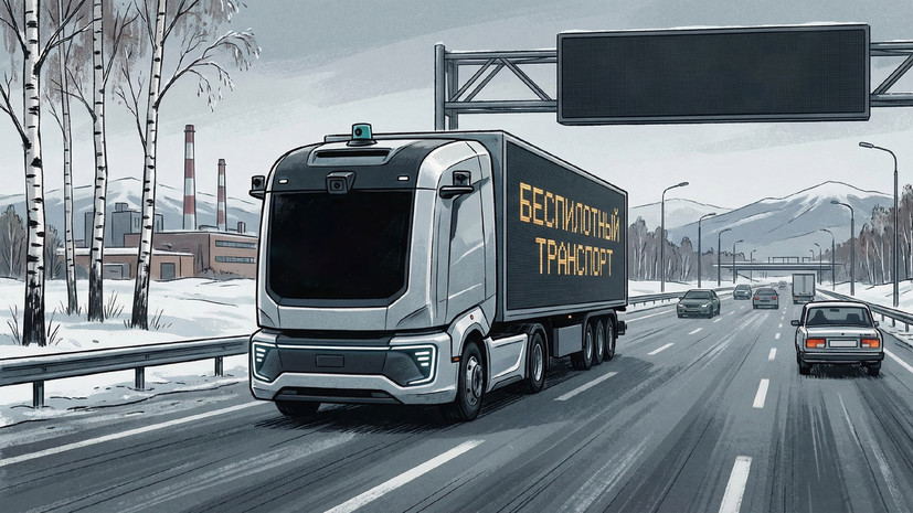 Экономия, ускорение логистики и «манёвр минимального риска»: что несут России беспилотные грузовики