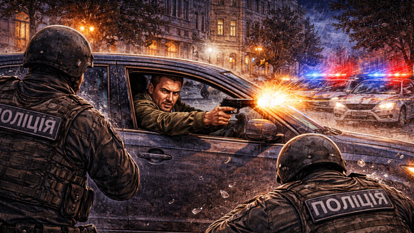 В Одессе из автомата обстреляли полицейских