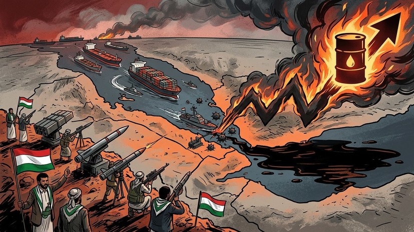 Хуситы пригрозили перекрыть Баб-эль-Мандебский пролив и довести нефть до $200