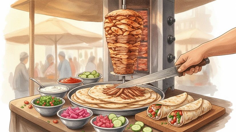 Шаурма или шаверма: как появилось легендарное блюдо