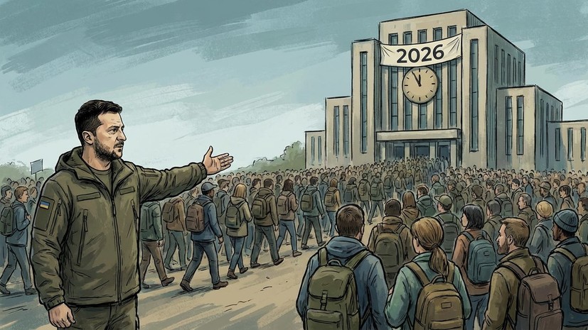 «Резидент»: Зеленский приказал мобилизовать до 1 млн человек в 2026 году