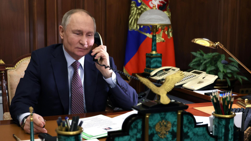 Путин провёл телефонный разговор с президентом ОАЭ