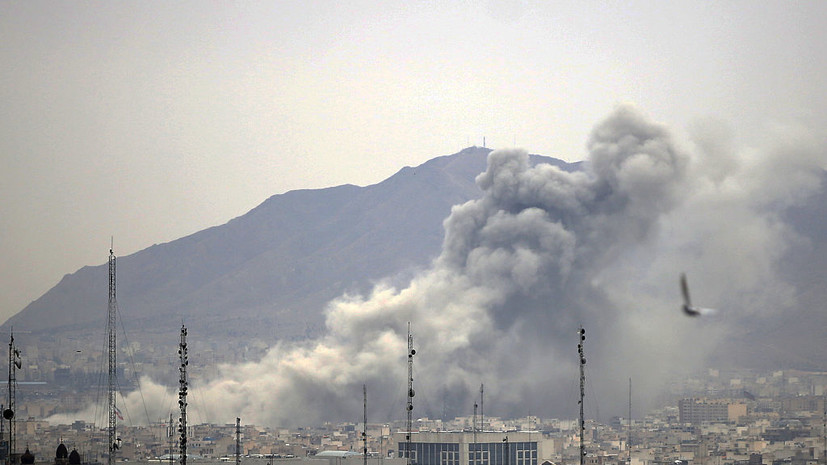 Тегеран подвергся нескольким авиаударам