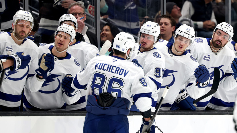 «Он лучший игрок в мире»: Кучеров набрал пять очков в игре с «Сиэтлом» и вышел на второе место в гонке бомбардиров НХЛ