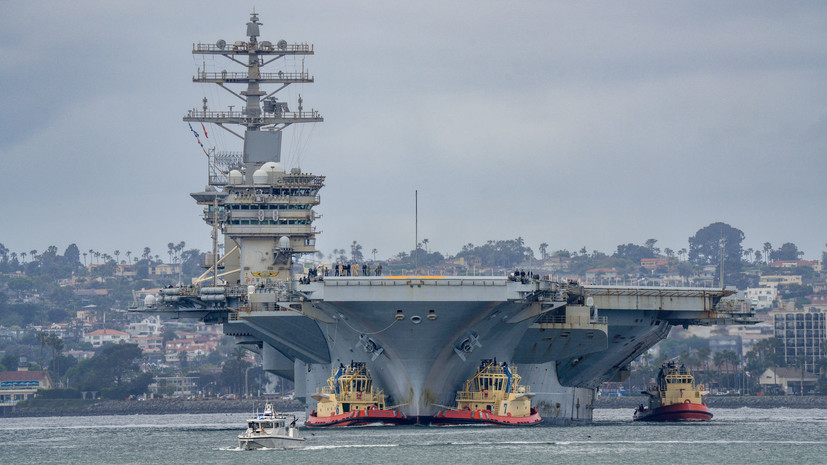Пентагон продлил срок службы авианосца USS Nimitz на десять месяцев