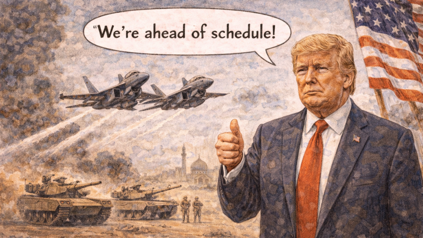 Трамп утверждает, что США опережают график по Ирану на несколько недель