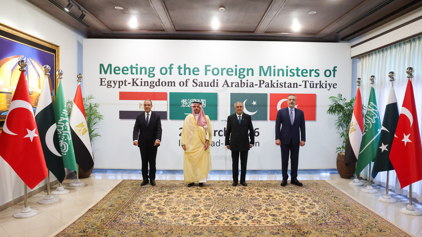 Дар: главы МИД четырёх стран обсудили способы завершения войны в Иране