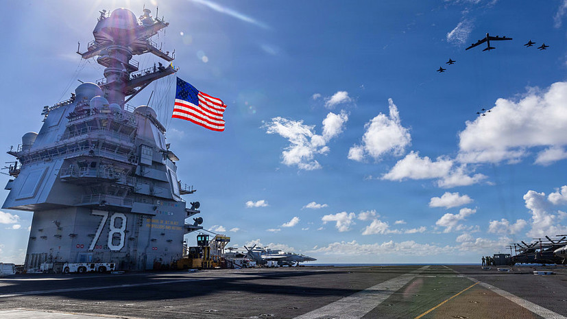 Трамп заявил, что авианосец США был атакован с 17 разных направлений