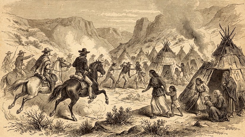 «Фактическая легализация геноцида»: как американцы убивали женщин и детей апачей в Кэмп-Гранте