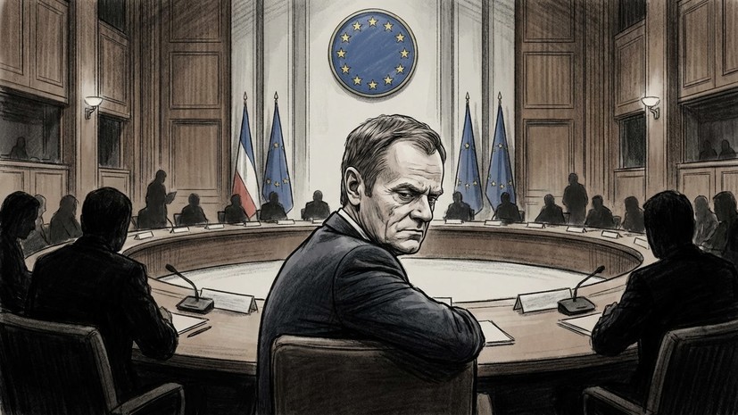 «Нервно моргнул»: Туск не смог пошутить об отсутствии России на саммите ЕС из-за Фицо