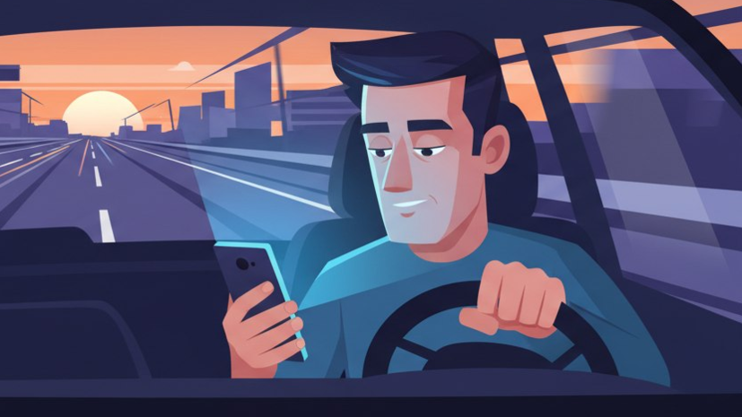 Автоэксперт Попов пояснил, можно ли смотреть сообщения на телефоне за рулём