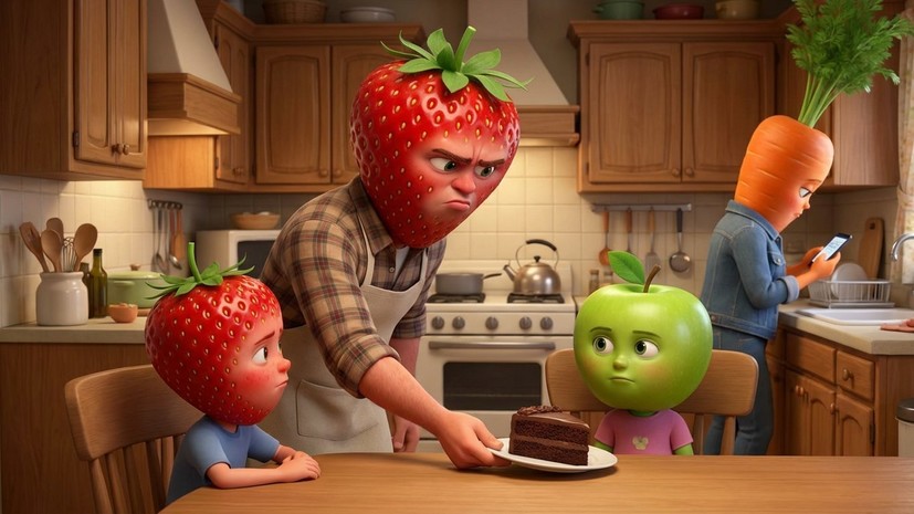 «Эффект эмоциональных качелей»: психолог — о популярности ИИ-сериалов с фруктами