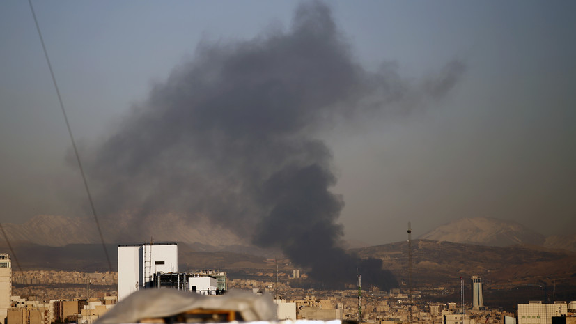 IRNA: в иранском городе Кашан атакован аэропорт