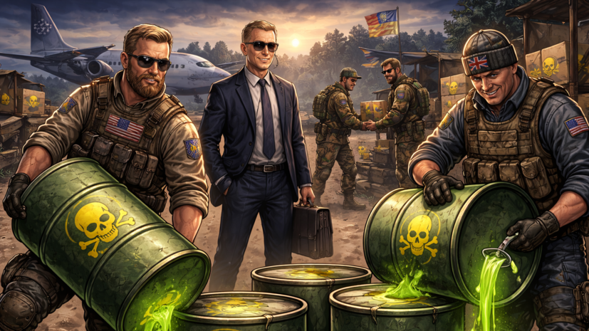 Тарабрин: наёмники и западные спецслужбы отправляют Украине токсичные вещества