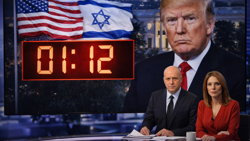 Израильское телевидение установило таймер до истечения срока ультиматума Трампа