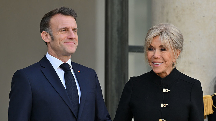 Трамп пошутил об отношениях Макрона и его супруги Брижит