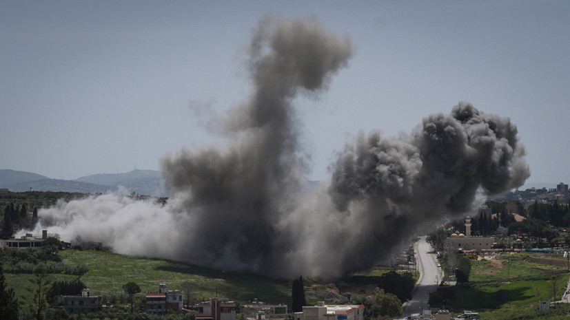 Жилые дома и медучреждения повреждены в городе на юге Ливана