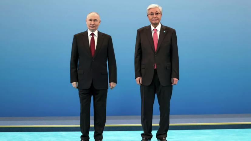 Токаев проводил Путина в аэропорту Астаны