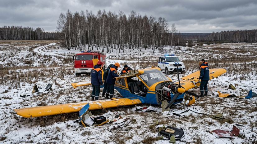 При крушении самолёта в Омской области погибли два человека