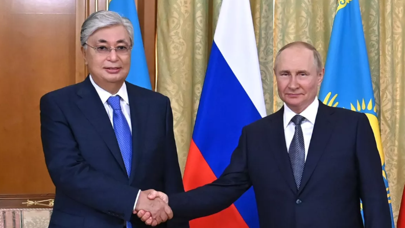 Путин и Токаев обсудили подготовку госвизита президента России в Астану