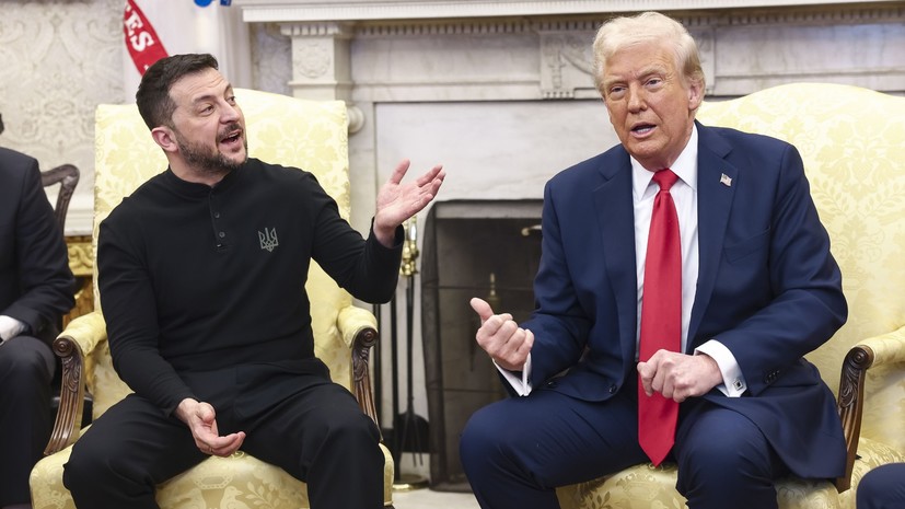 Вёл себя «несколько агрессивно»: Трамп вспомнил о перепалке с Зеленским в Белом доме