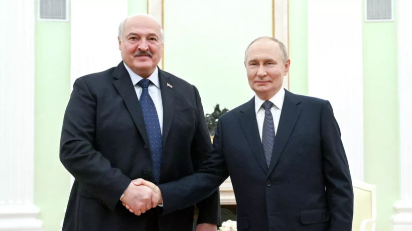 Путин встретился с Лукашенко на полях саммита ЕАЭС в Астане