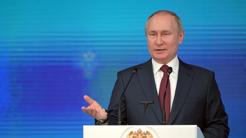 Путин: Финляндия решила присоединиться к НАТО в надежде «что-то оттяпать»