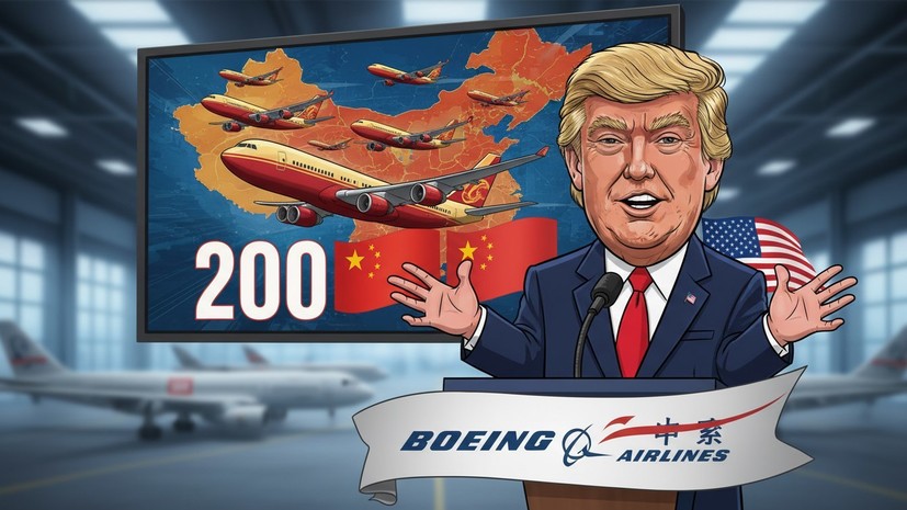 Трамп: Китай планирует заказать 200 самолётов Boeing