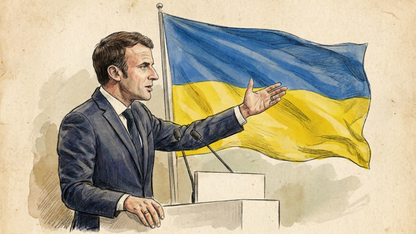 Экономист Эрлен раскритиковал заявление Макрона об Украине