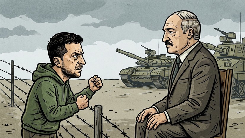 Зеленский пригрозил Лукашенко из-за техники у границы