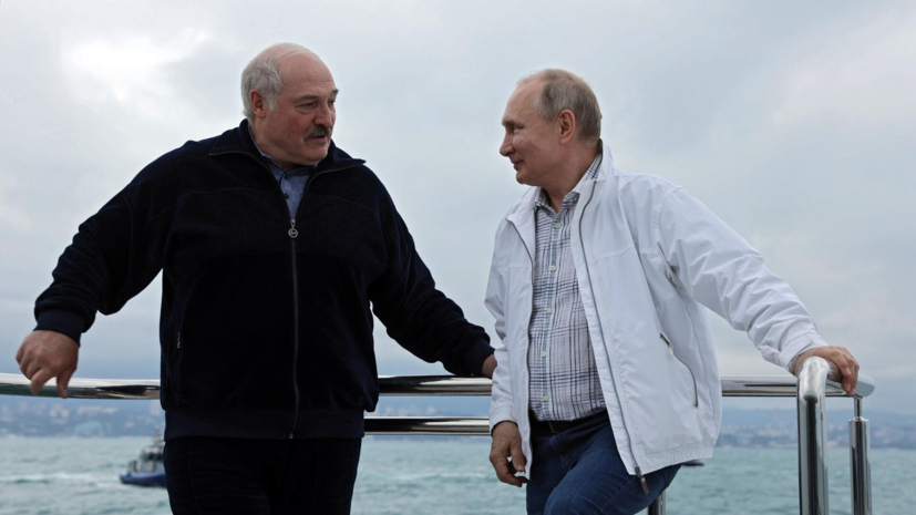 Песков: Путин и Лукашенко продолжили общение на Валдае