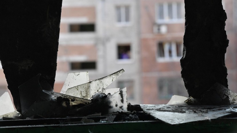 В Белгородской области дрон ВСУ атаковал многоквартирный дом