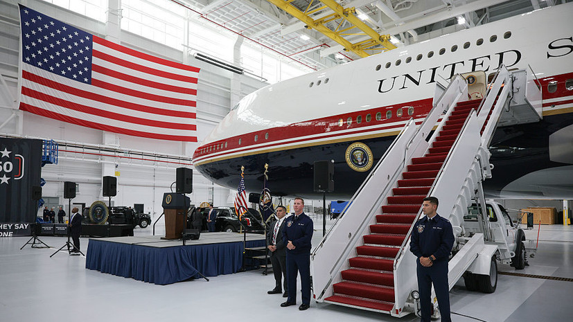 Трамп представил подаренный Катаром новый самолёт Air Force One