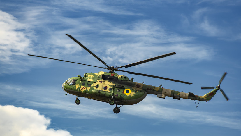В Полтавской области разбился вертолёт Ми-8