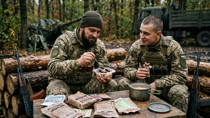 Боец Зайцев: боевики ВСУ едят иностранные сухпайки с маринованными тараканами