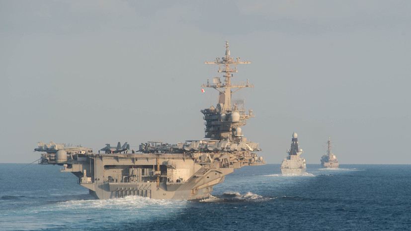 ВМС США перебросили на Ближний Восток два корабля с морпехами