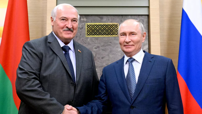 Путин поздравил Лукашенко с 72-летием и пожелал ему доброго здоровья