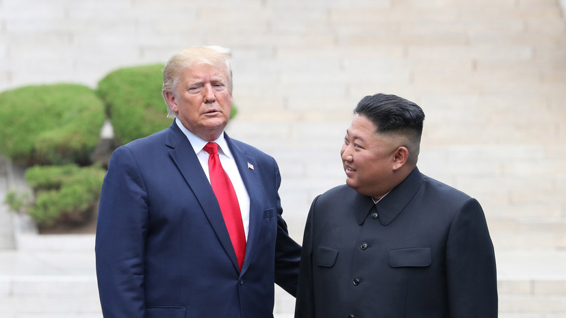 Трамп заявил, что отлично ладит с Ким Чен Ыном